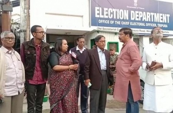 Zero Poll Violence Mission under Question : Opposition CPI-M, Congress met CEO demanding to take necessary steps Zero Poll Violence Mission under Question : Opposition CPI-M, Congress met CEO demanding to take necessary steps